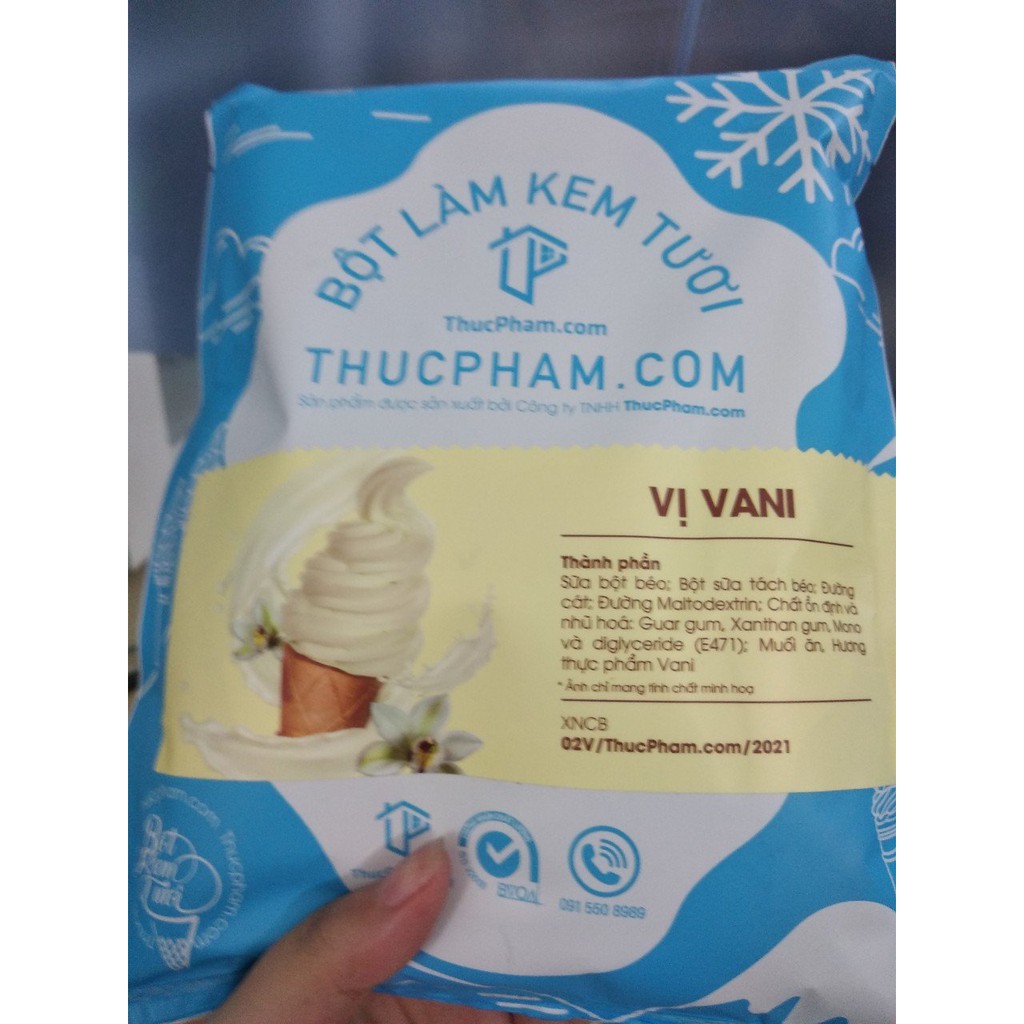 Combo 5 gói bột làm kem tươi Thucpham.com