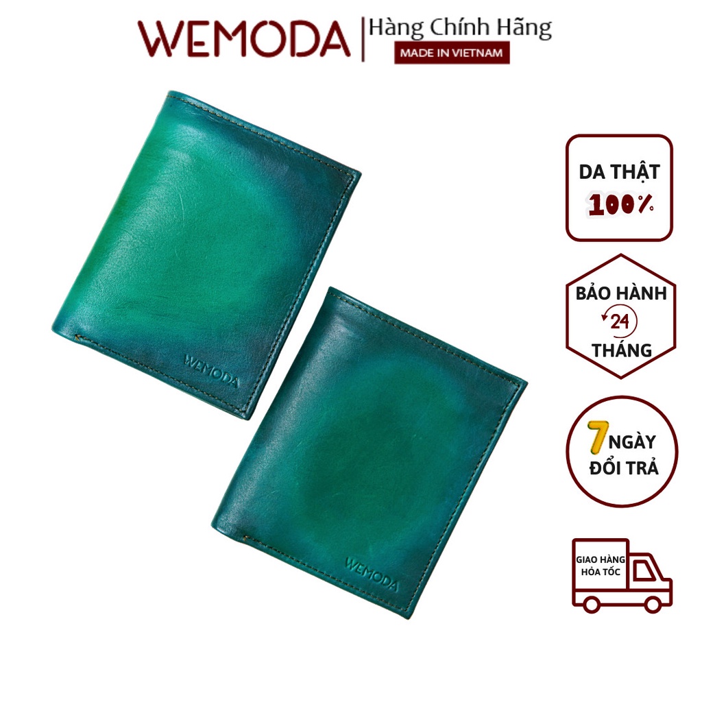 Ví Nam WEMODA chất liệu da bò thật bảo hành 24 tháng