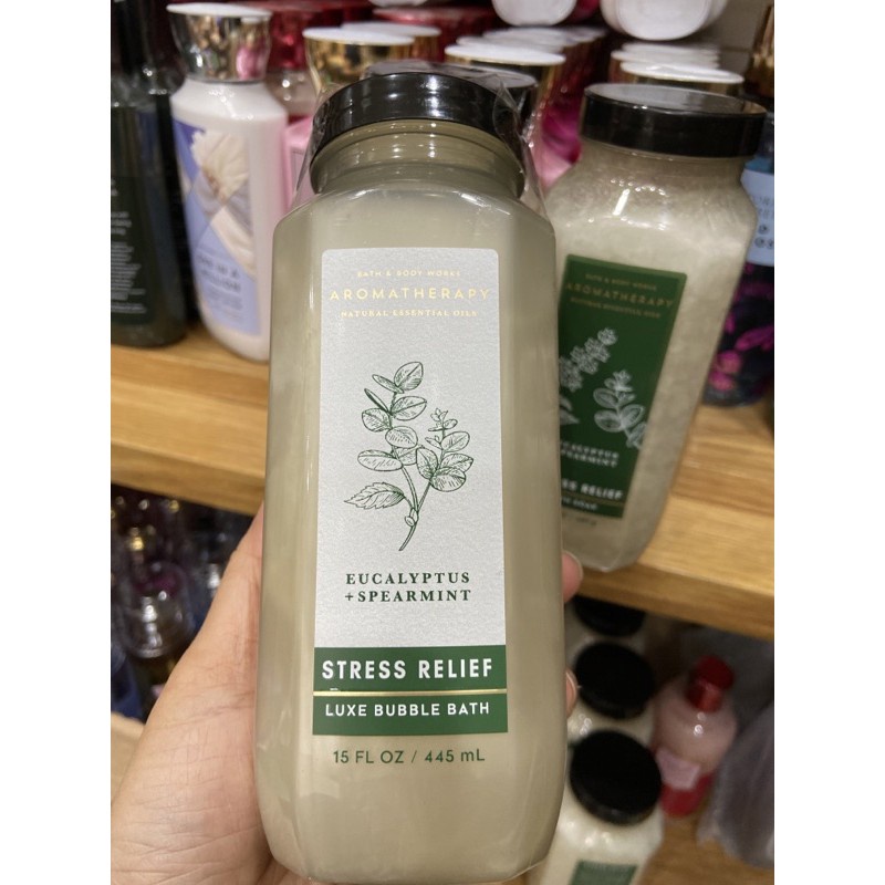Sữa Tắm Bồn Tạo Bọt Cao Cấp Thư giãn Bath and Body Works Aromatherapy 445ml