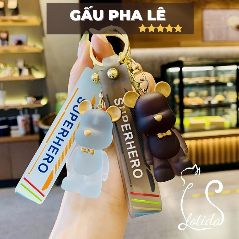 Móc khoá mèo doraemon pha lê cute dễ thương treo chìa khoá,móc khoá chuyển động độc đáo vịt pokemon Bolita