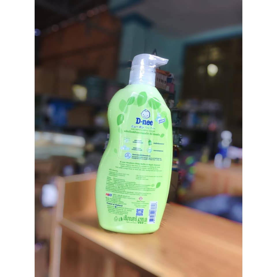 Nước Rửa Bình Sữa Dnee Chai 620ml, Túi 600ml Mẫu Mới