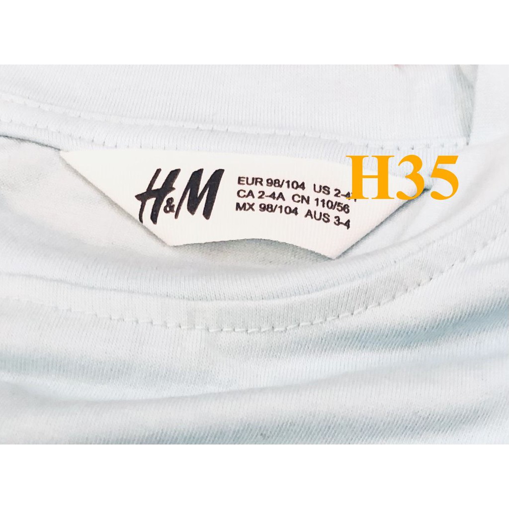 Mã H35: Áo H&M kim sa cotton bé trai siêu đẹp
