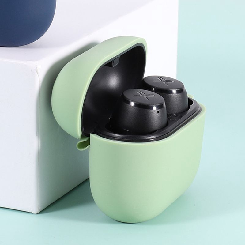 Vỏ Bảo Vệ Hộp Sạc Tai Nghe Màu Trơn Bằng Silicon Cho Xemal X3