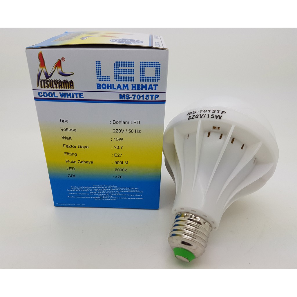 Đèn Led Mitsuyama 15 Watt 900 Lumen Ánh Sáng Trắng