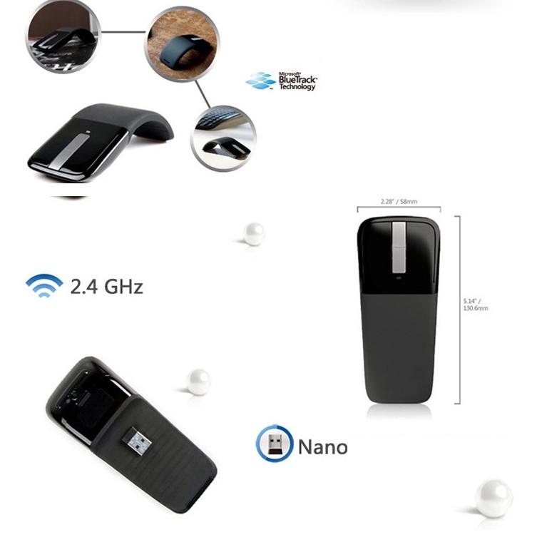 Chuột Không Dây ARC Touch kết nối Bluetooth và usb