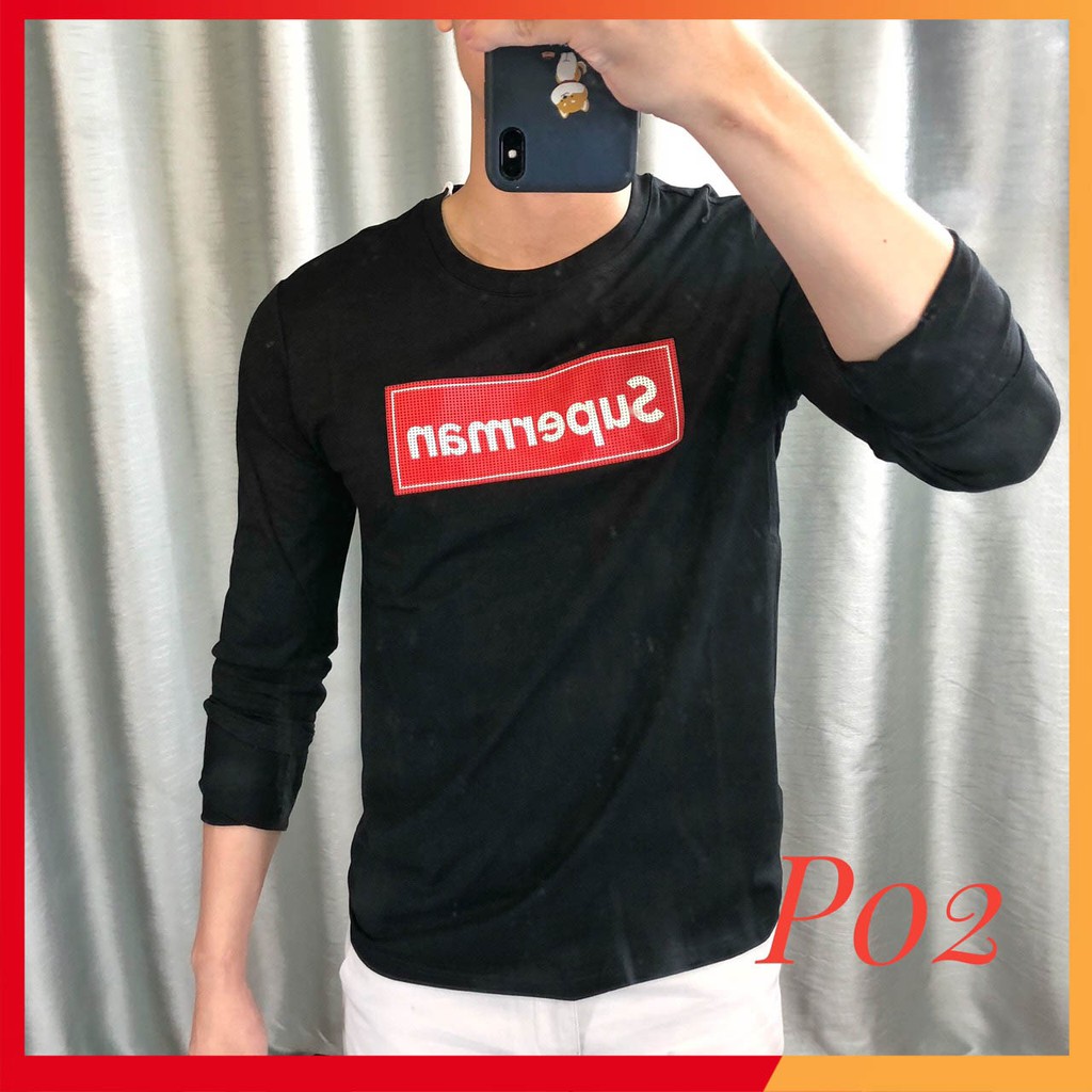 Áo phông dài tay nam - 4 màu - cổ tròn chất cotton đũi cao cấp co dãn 4 chiều cao cấp | BigBuy360 - bigbuy360.vn