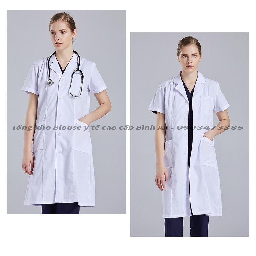 [CHÍNH HÃNG] Áo Blouse (Blu) Bác sĩ nam/nữ dành cho Y Tế - Spa - Blouse Bình An