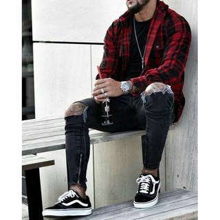Áo flannel unisex-Fox
