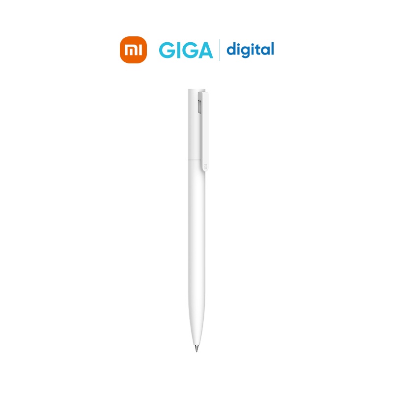 Bút bi Xiaomi Trắng (Mực Đen) 0.5mm cao cấp siêu nhẹ, mực Nhật Bản nét sáng rõ ràng