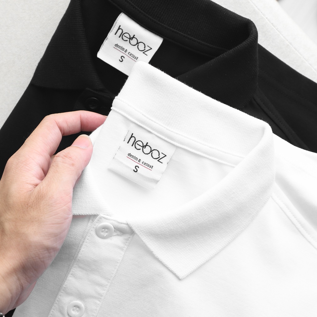 Áo polo nam HEBOZ Snoopy 2M2 in hình cao cấp, chất cotton dày dặn co giãn thoải mái, chuẩn form slim fit - 00000964