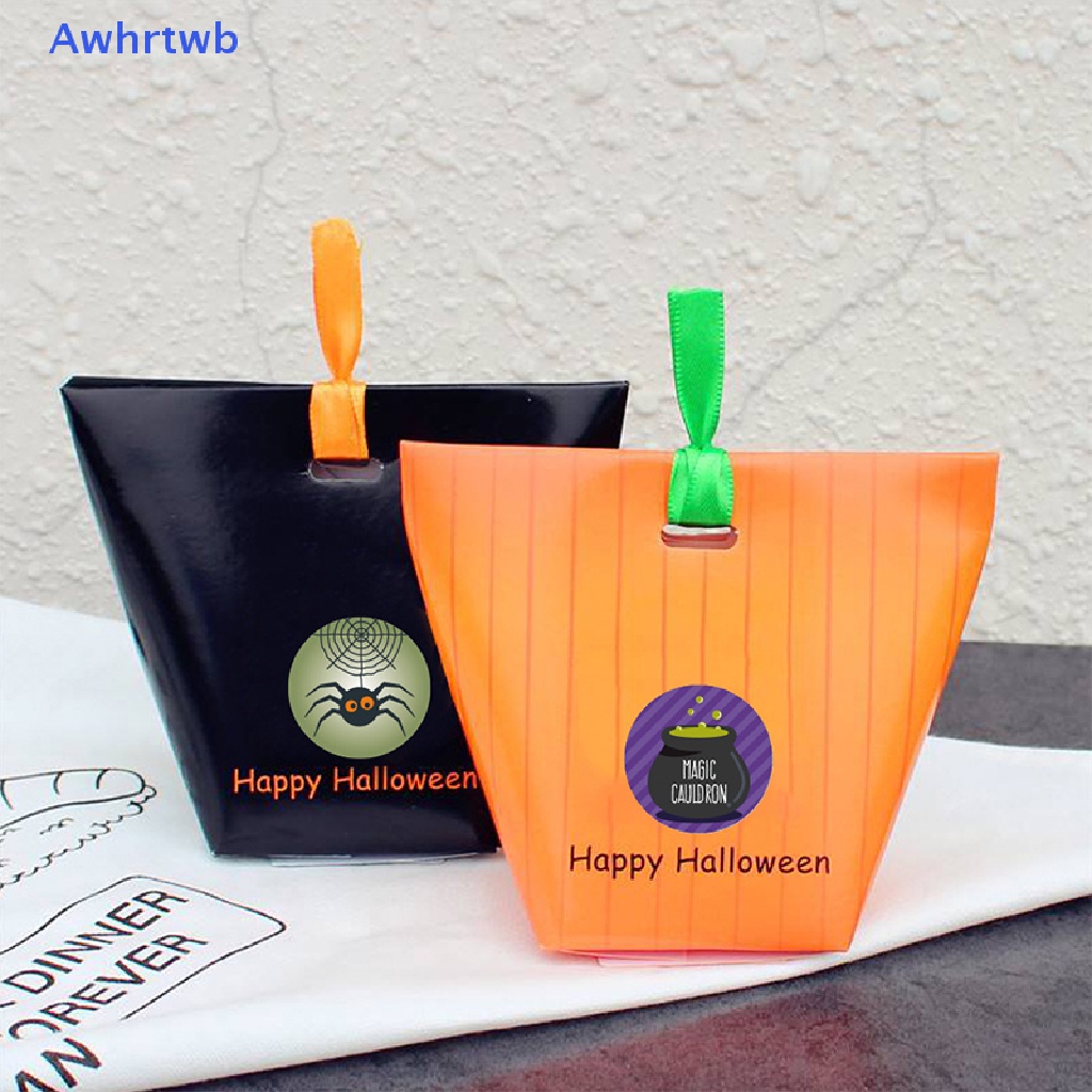 Set 500 Miếng Dán Hình Tròn 2.5CM Họa Tiết Halloween Độc Đáo Mới