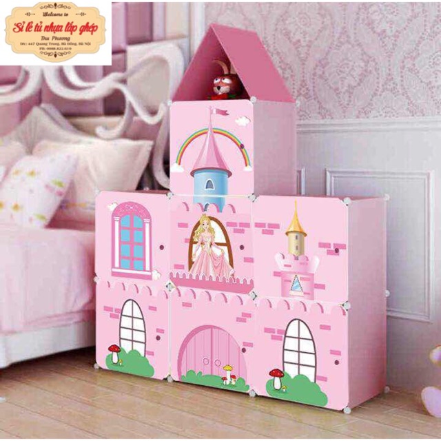 Size 37x37cm- TỦ NHỰA QUẦN ÁO LẮP GHÉP 7 Ô KÈM NÓC. Tặng 1 treo đồ. Cam kết hành chuẩn loại 1.