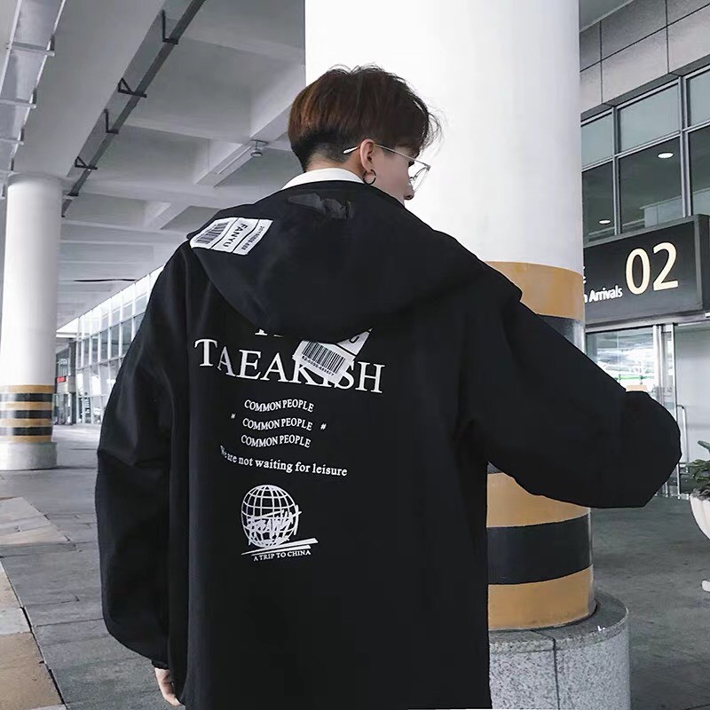 Áo khoác kaki unisex form rộng túi hộp Team, nam nữ ulzzang Wind thu đông | BigBuy360 - bigbuy360.vn