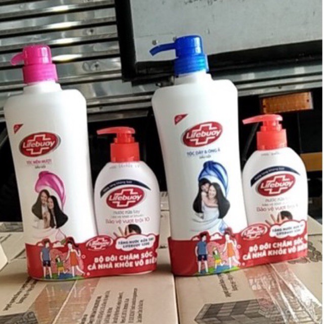 Dầu gội Lifebuoy 640g hàng tặng date mới .
