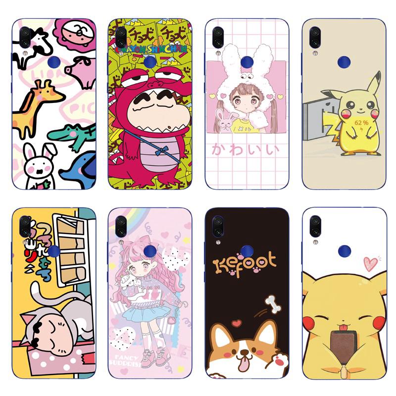Hoạt Hình Ốp Lưng Silicone Mềm In Hình Pikachu Xinh Xắn Cho Xiaomi Redmi 7 S2 / Note 7 6 5 Pro