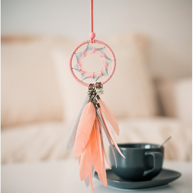 BN26 - Phụ kiện treo trang trí,phụ kiện treo xe, treo túi xách Dream Catcher R049