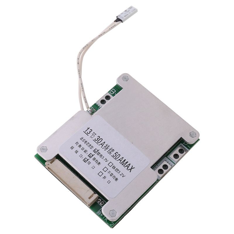 1 Bảng Mạch Cân Bằng Pin Lithium Bms 13s 48v 50a 18650 Li-Ion Pcb