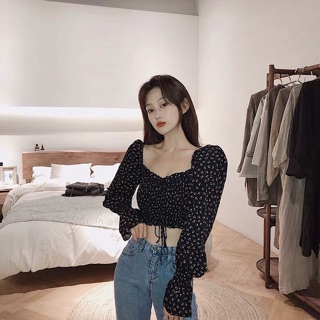 Áo Bèo Nhún Hoa Nhí ( Ảnh thật 100% )