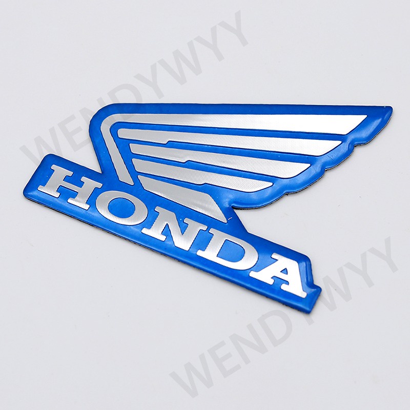 1 Cặp Cánh Kim Loại Chữ Nổi Trái Và Phải Dán Trang Trí Xe Máy Honda