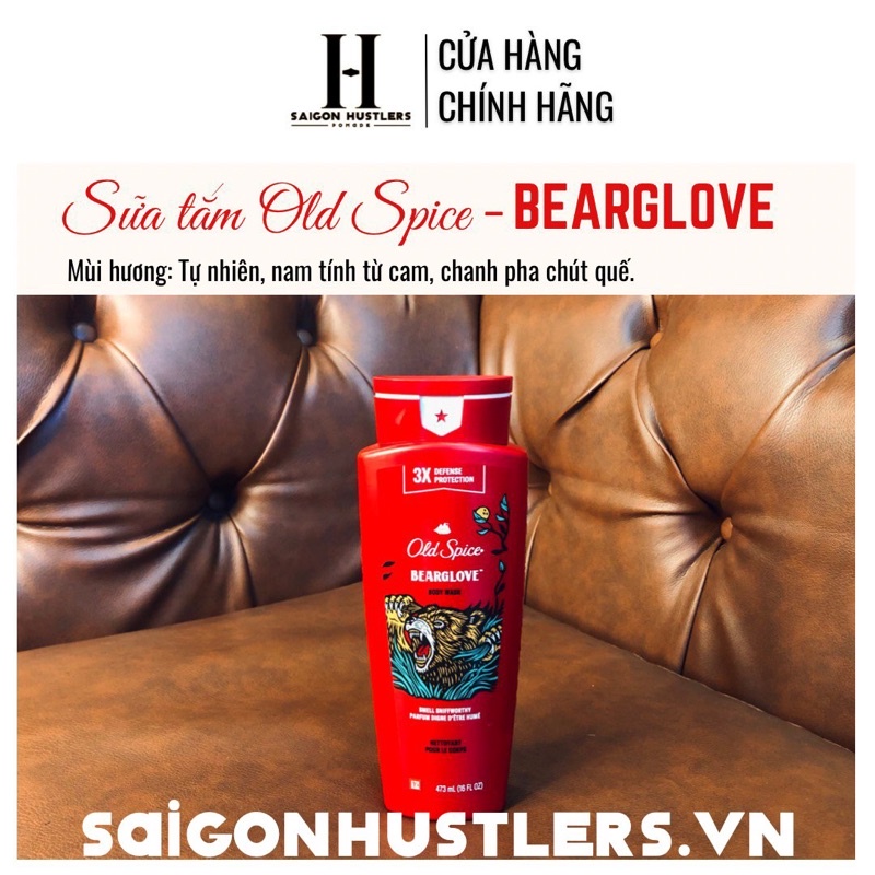 Gel tắm Old Spice Bearglove 473ml