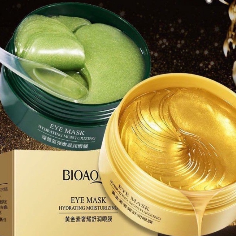 Mặt nạ mắt Bioaqua 60 miếng dưỡng ẩm phục hồi làm sáng vùng mắt hiệu quả GALA