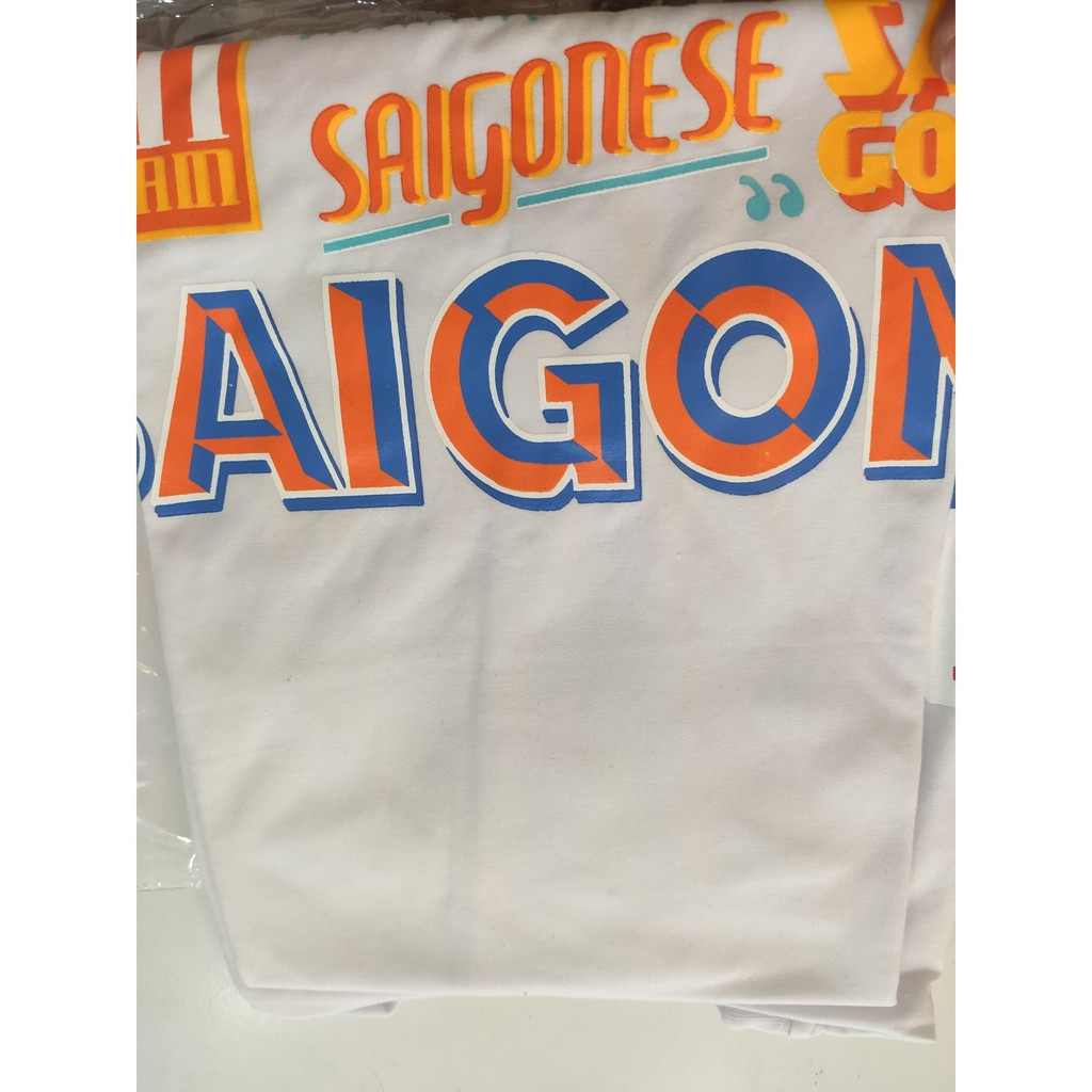 Áo phông Sài Gòn Tay Lỡ Nam nữ Unisex in chữ SAIGON cổ tròn - áo phông unisex ngắn tay không cổ 💥