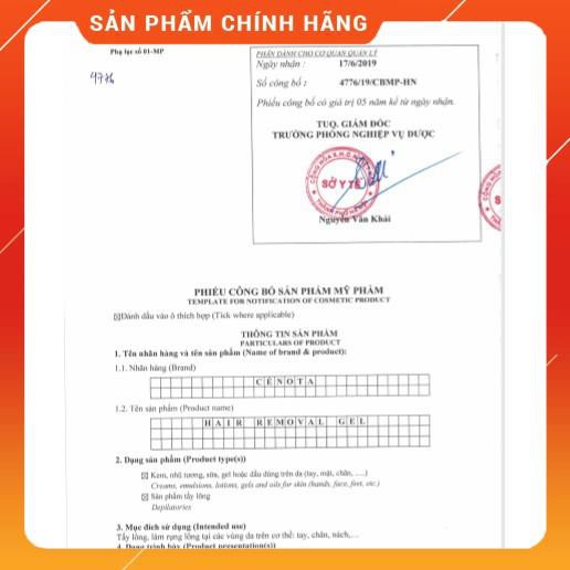 Kem Tẩy Lông Cenota Hair Removal 120ml Trệt Lông Chân, Lông Bikini, Lông Nách, Lông Mặt, Lông Tay, Râu, Tẩy Lông Tại Nhà | BigBuy360 - bigbuy360.vn