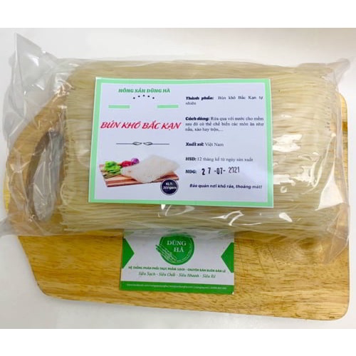 Bún Khô Bắc Kạn Gói 1Kg - Sợi To - Khô Sạch - Giá Tốt