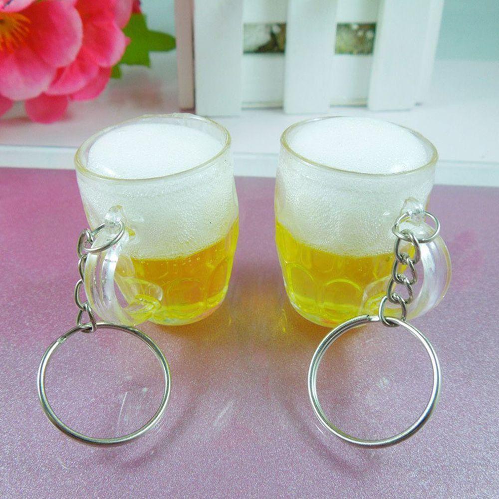 Móc Khóa Thủ Công Hình Ly Bia Sáng Tạo Cho Nam Và Nữ
