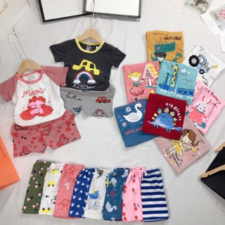 Combo 3 bộ cotton cho bé