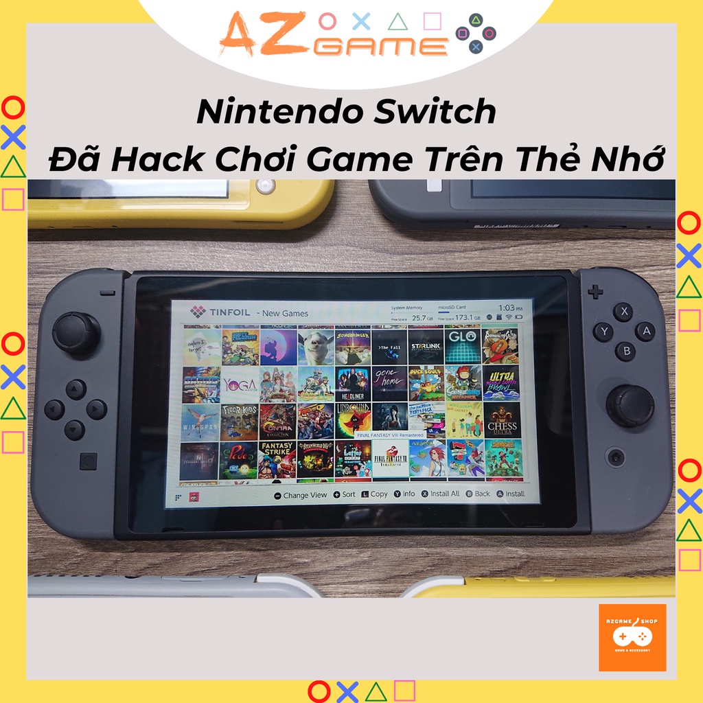 Máy Chơi Game Nintendo Switch v1 v2 / Switch Lite / Switch OLED Đã Hack Sẵn Game