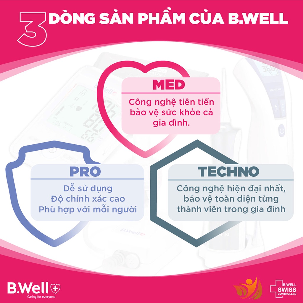 Máy khí dung xông mũi họng cho bé và người lớn b.well pro 110 - bwell y tế 360