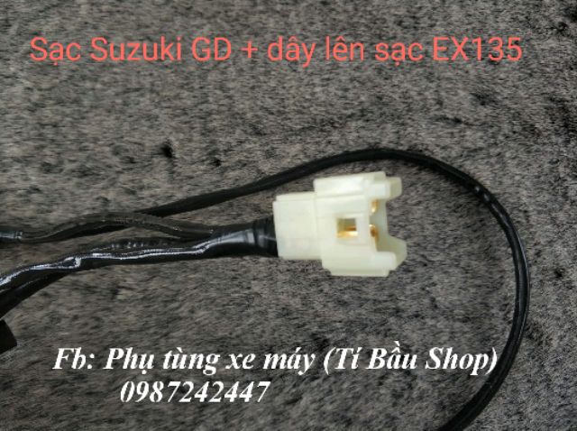 CỤC SẠC SUZUKI GD + BỘ DÂY LÊN SẠC CHO EX135