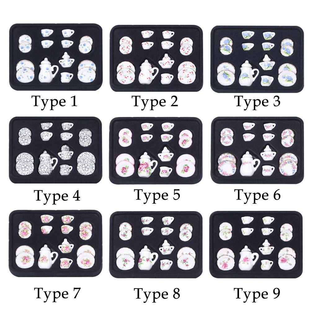 Set 15 Ấm Trà Bằng Nhựa Màu Sắc Cầu Vồng Xinh Xắn Dùng Để Trang Trí Nhà Búp Bê