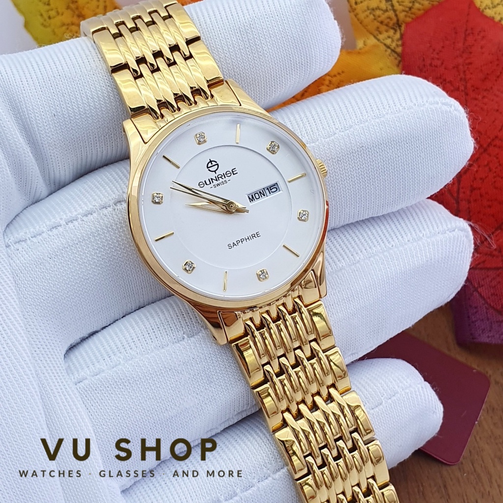 Đồng hồ nữ SUNRISE 2109SB - Chính hãng, kính Sapphire
