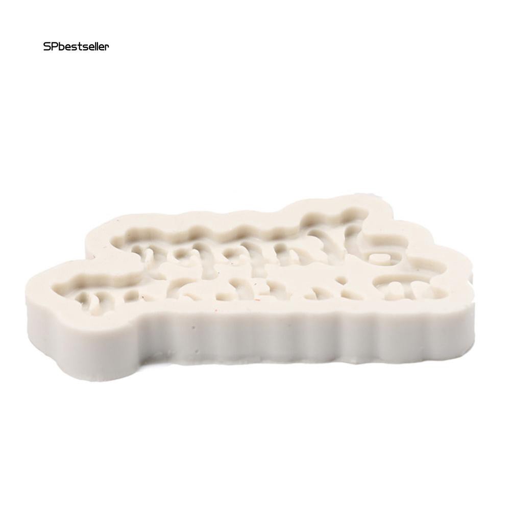 Khuôn bánh silicon tạo hình chữ cái