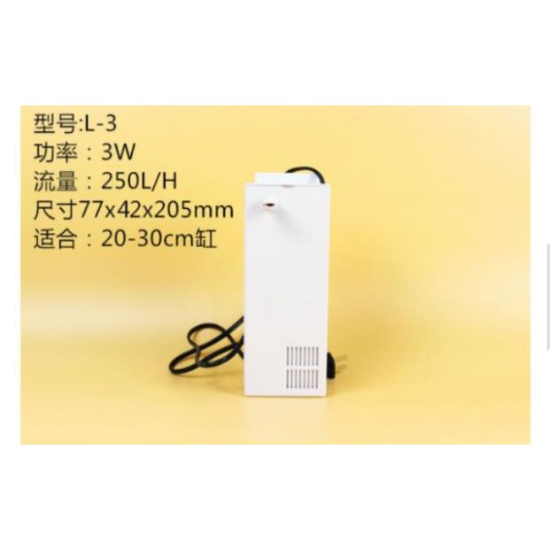 Lọc hộp mini có ngăn chứa vật liệu lọc - Lọc treo bể cá
