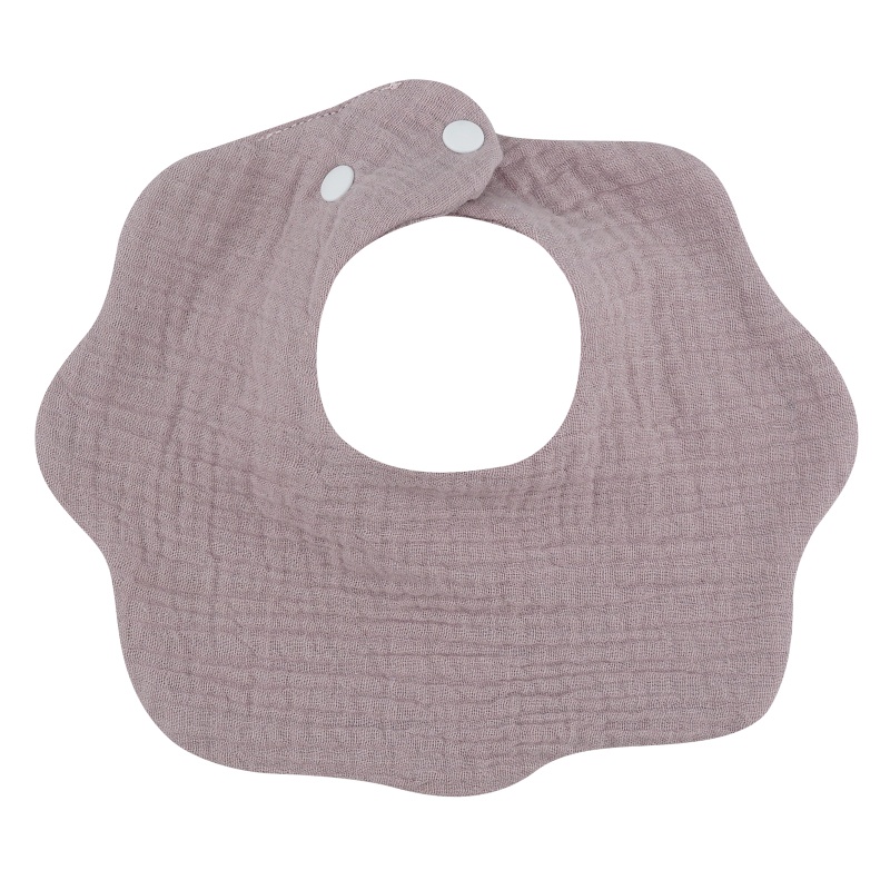 Yếm Ăn Bằng Cotton Muslin Mềm Mại Xoay 360 Độ Cho Bé Sơ Sinh