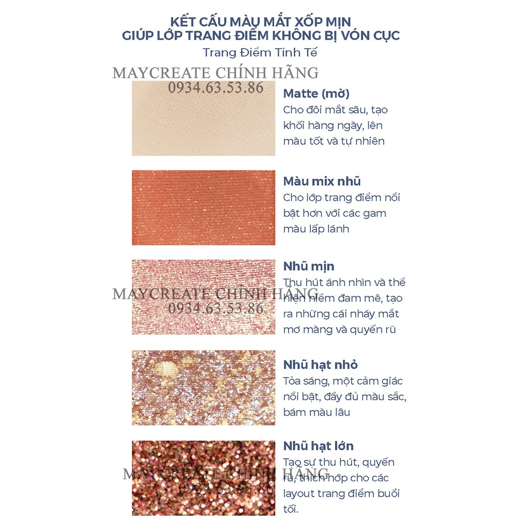 Phấn Mắt 9 Mầu Maycreate Hàng Nội Địa Trung. | BigBuy360 - bigbuy360.vn
