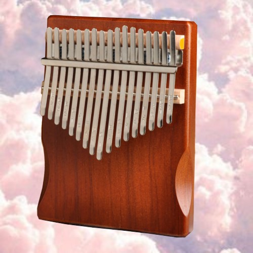 Đàn Kalimba 17 phím Nâu ĐẬM Mahogany M-17 Âm thanh tựa đàn piano đàn hạc Tặng BÚA CHỈNH,HDSD