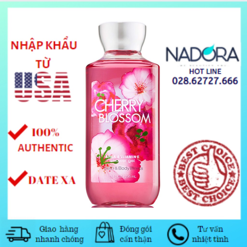 Sữa Tắm Bath &amp; Body Works Cherry Blossom Shower Gel (295ml)