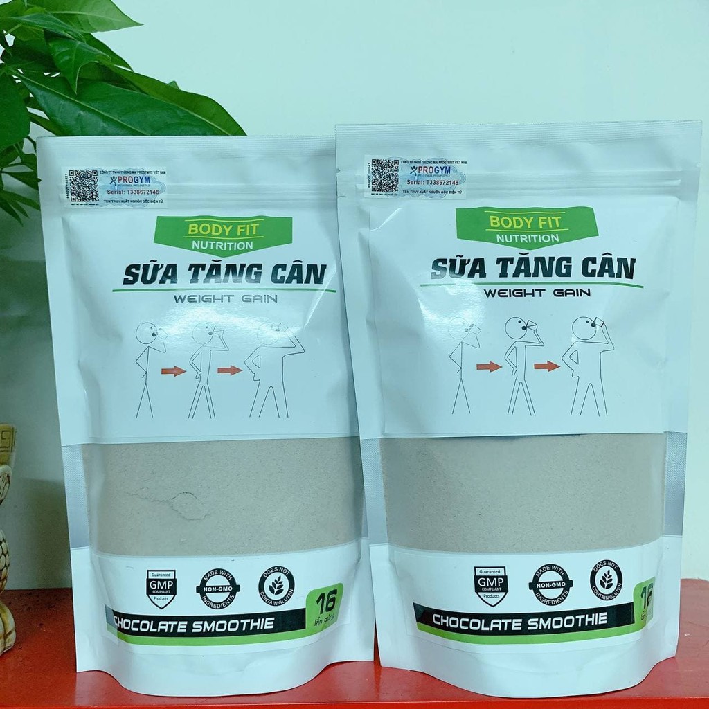 Combo 2 túi Sữa Tăng Cân BodyFit - Weight Gain 1kg