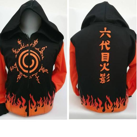 Áo Khoác In Hình Naruto Kyubi Hokage Taq-655 Cho Nam