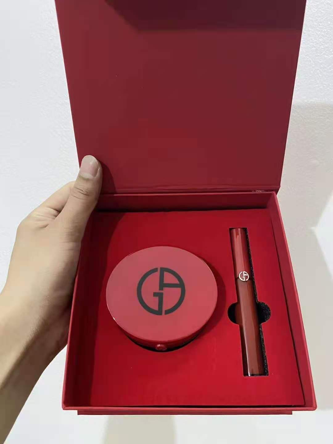 Yolo ❤   (Hàng Mới Về) Set Son Môi Yolo Armani Armani 405 # + Armi 2 # Kèm Túi Đựng | BigBuy360 - bigbuy360.vn