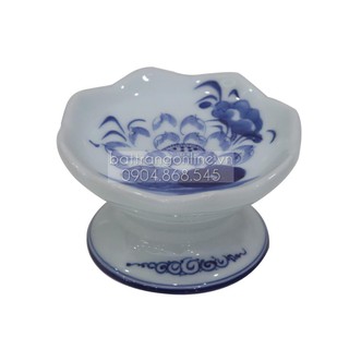 Chân nến xanh lam GỐM SỨ BÁT TRÀNG HÀNG LOẠI 1