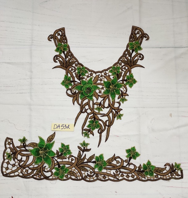 Cổ kèm lại áo mã DA532