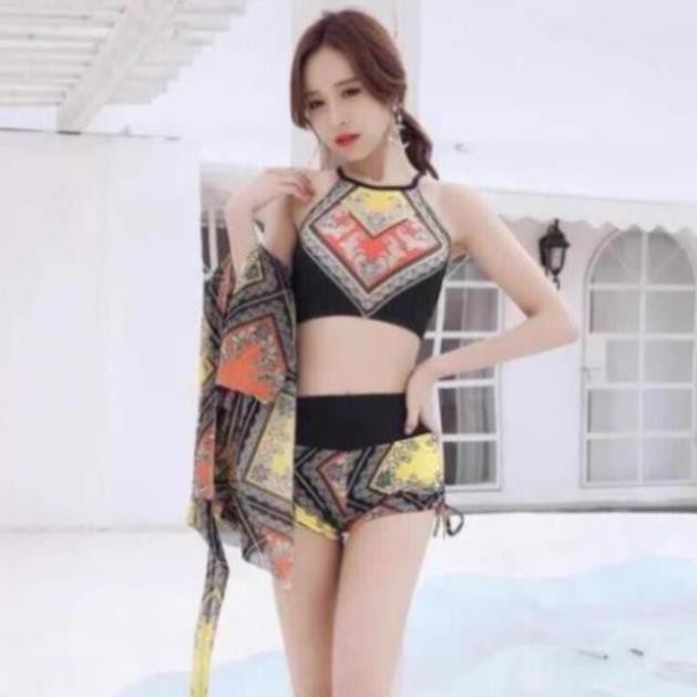 Bộ bikini nữ - Bộ đồ đi biển - Bộ đồ bơi nữ 3 chi tiết cực kì sang chảnh | BigBuy360 - bigbuy360.vn