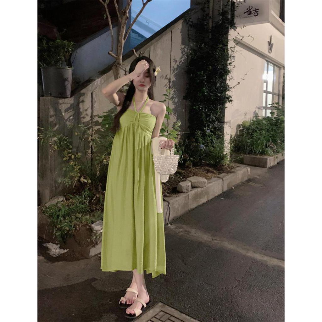 Đầm Dây Đi Biển Dáng Dài Thời Trang Quyến Rũ 61667