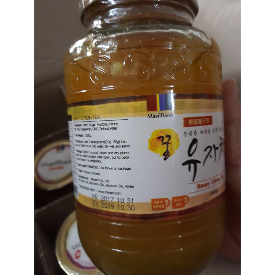 MẬT ONG CHANH HÀN QUỐC CITRON HONEY TEA [ LỌ 1KG]