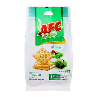 Bánh mặn AFC ( rau cải ) - Gói 300g